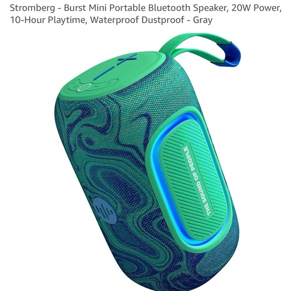 Strom Other - Strom Burst Mini Bluetooth Speaker - Green and Blue